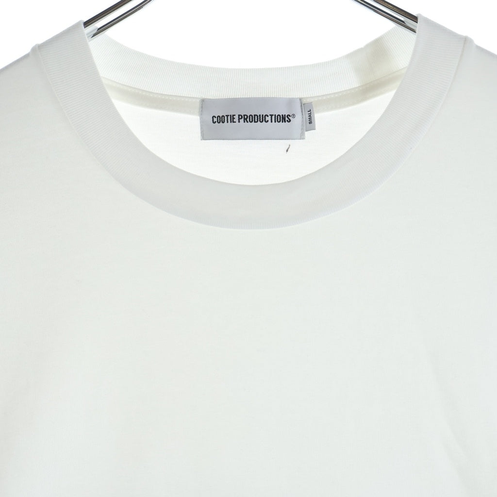 COOTIE PRODUCTIONS(クーティー プロダクションズ) 26SS SPANISH PIMA BOXY S/S TEE スパニッシュピマ ボクシー クルーネック 半袖Tシャツ カットソー ホワイト CTE-26S312