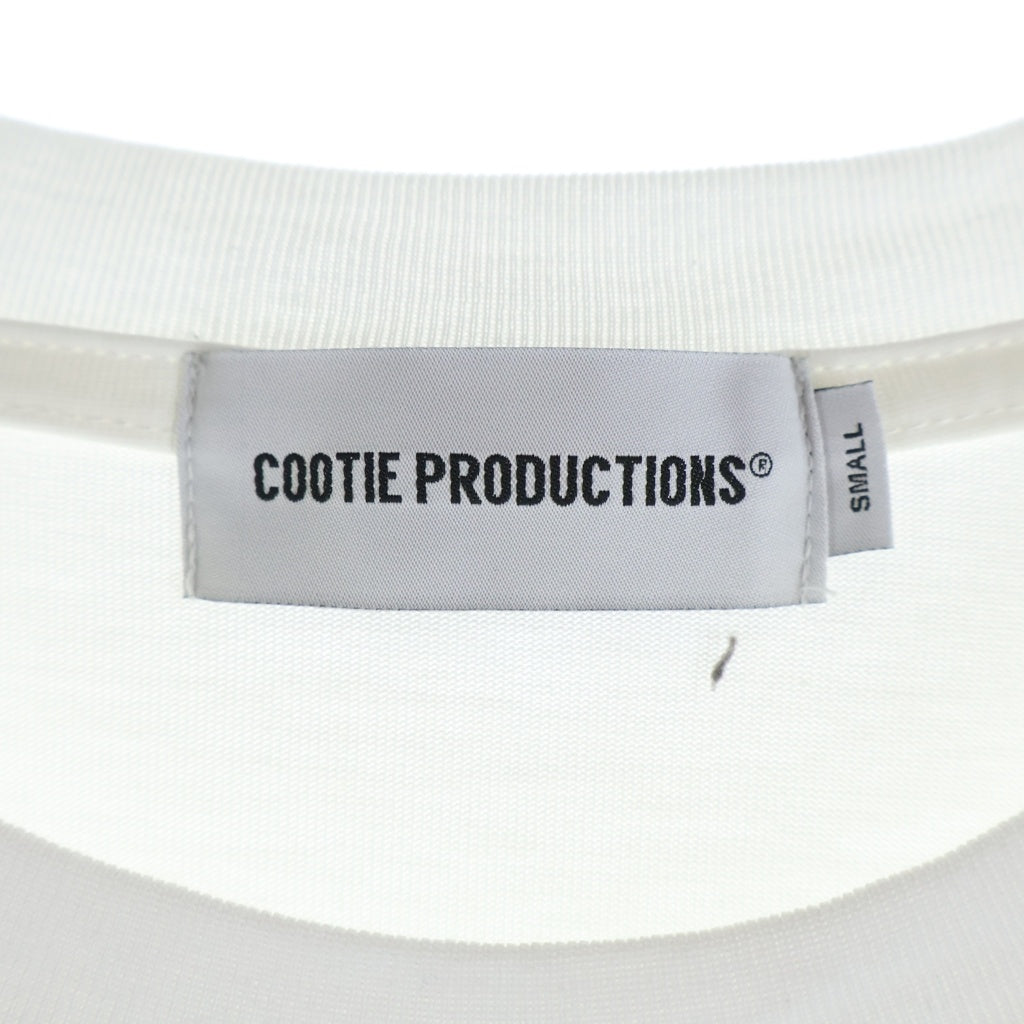 COOTIE PRODUCTIONS(クーティー プロダクションズ) 26SS SPANISH PIMA BOXY S/S TEE スパニッシュピマ ボクシー クルーネック 半袖Tシャツ カットソー ホワイト CTE-26S312