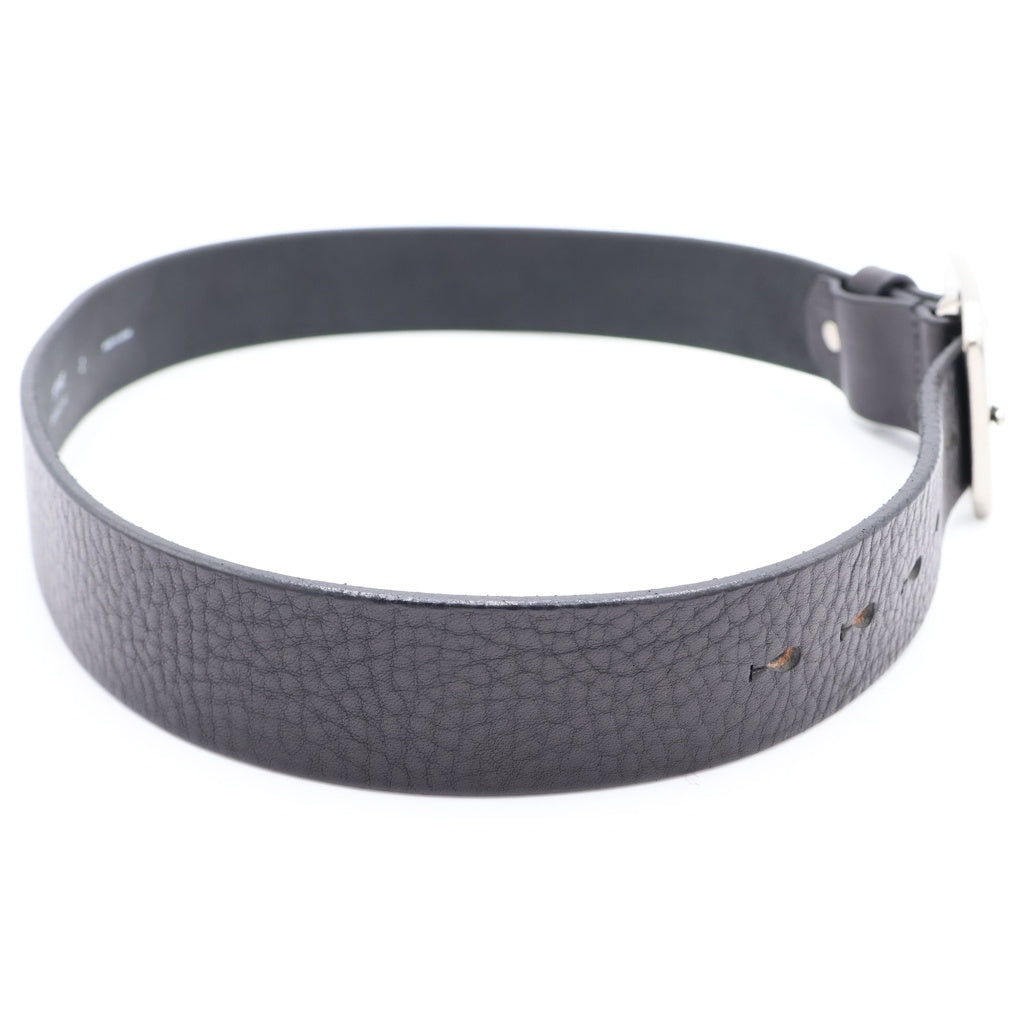 HYKE(ハイク) 25SS LEATHER RING BELT レザー リングベルト ブラック レディース 19335 199335