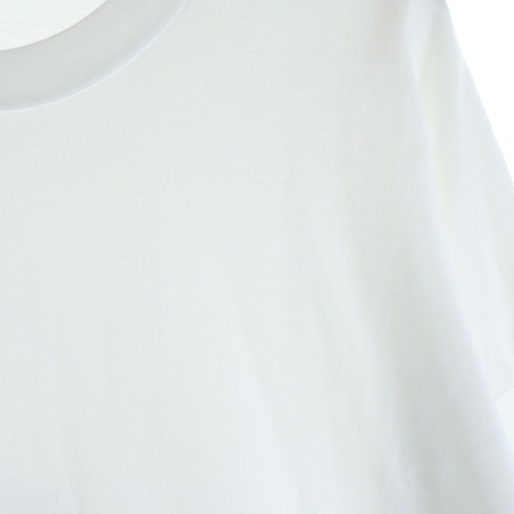 COOTIE PRODUCTIONS(クーティー プロダクションズ) 26SS SPANISH PIMA BOXY L/S TEE スパニッシュピマ ボクシー クルーネック 長袖Tシャツ カットソー ホワイト CTE-26S311