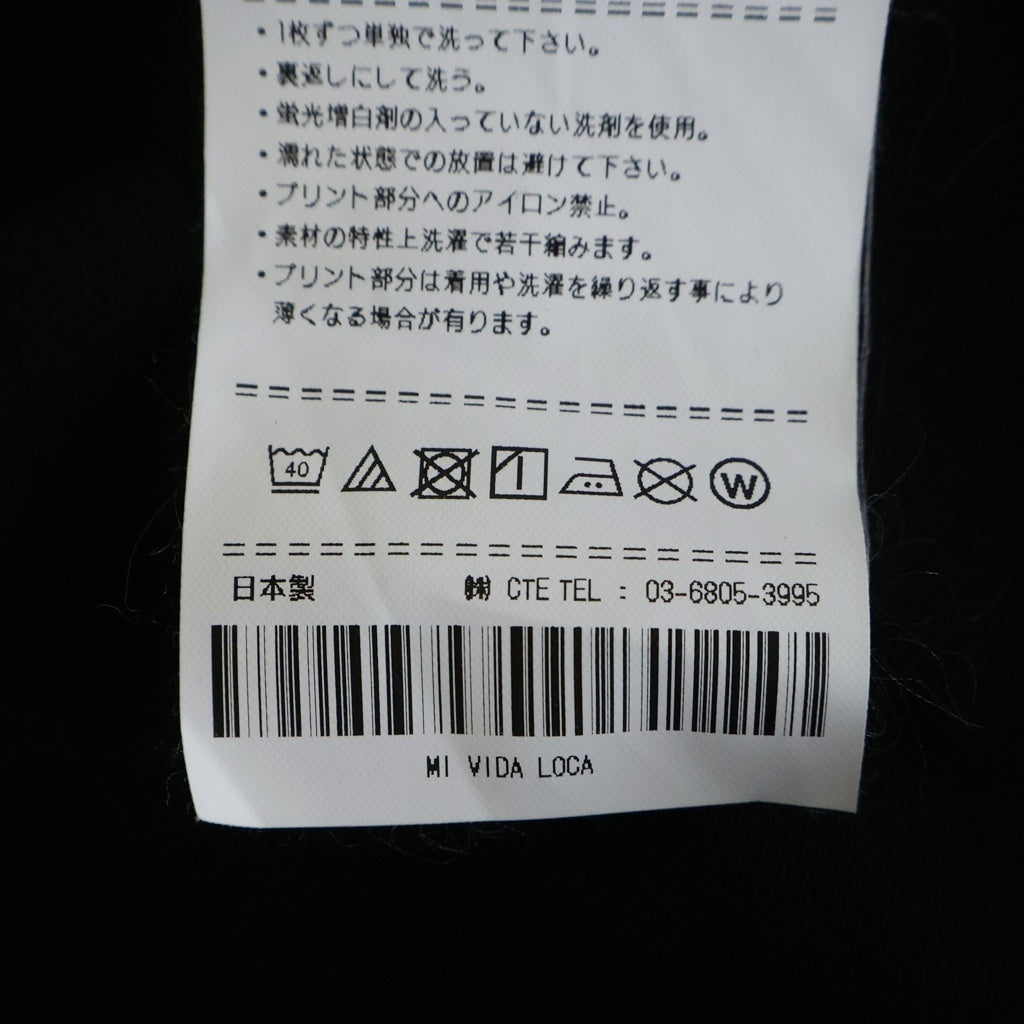 COOTIE PRODUCTIONS(クーティー プロダクションズ) 26SS SPANISH PIMA BOXY L/S TEE スパニッシュピマ ボクシー クルーネック 長袖Tシャツ カットソー ブラック CTE-26S311