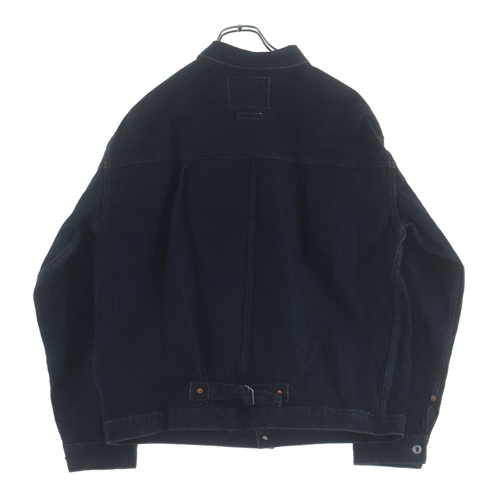 INTERIM(インテリム) WASH HEAVY KIBATA SHUTTLE HYPER BIG WWII 1ST DENIM JACKET ウォッシュ ヘビー キバタ シャトル ハイパービッグ ファースト デニム トラッカージャケット インディゴ IT25A109