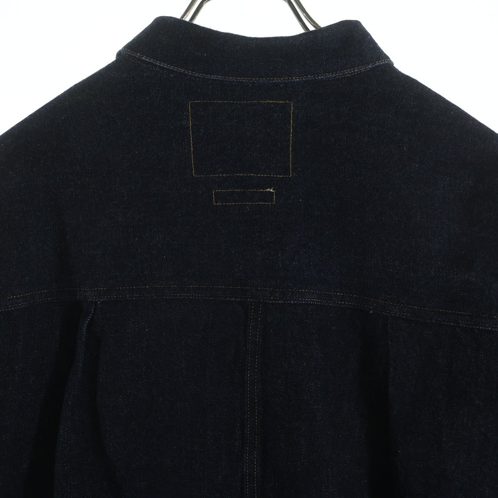 INTERIM(インテリム) WASH HEAVY KIBATA SHUTTLE HYPER BIG WWII 1ST DENIM JACKET ウォッシュ ヘビー キバタ シャトル ハイパービッグ ファースト デニム トラッカージャケット インディゴ IT25A109