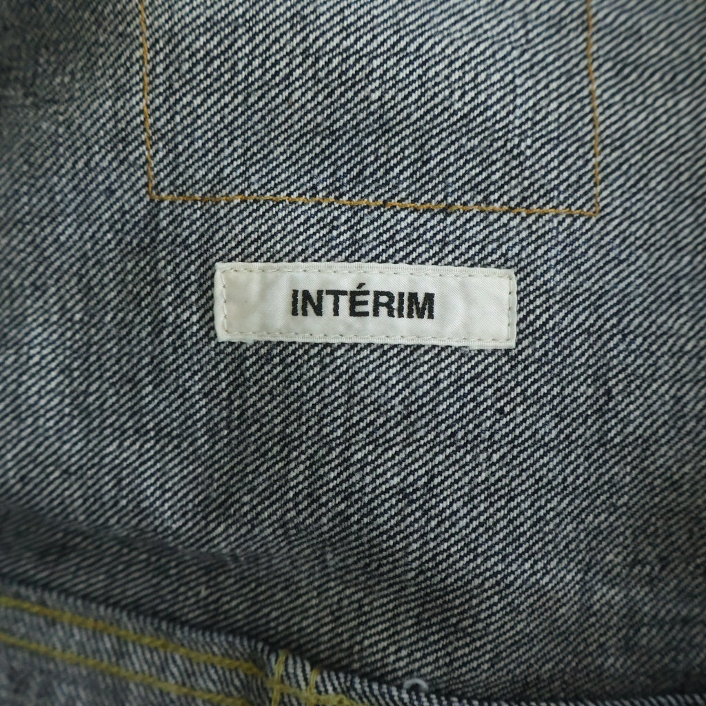 INTERIM(インテリム) WASH HEAVY KIBATA SHUTTLE HYPER BIG WWII 1ST DENIM JACKET ウォッシュ ヘビー キバタ シャトル ハイパービッグ ファースト デニム トラッカージャケット インディゴ IT25A109