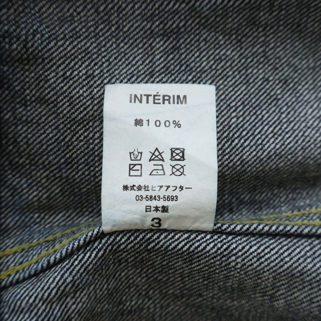 INTERIM(インテリム) WASH HEAVY KIBATA SHUTTLE HYPER BIG WWII 1ST DENIM JACKET ウォッシュ ヘビー キバタ シャトル ハイパービッグ ファースト デニム トラッカージャケット インディゴ IT25A109