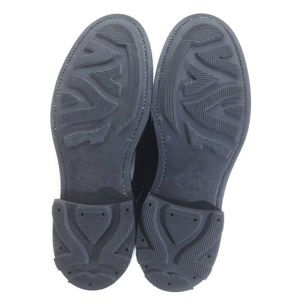 foot the coacher(フットザコーチャー) THE MOCCA SHOES キップレザー モカシン ドレス シューズ ブラック ftc24122004