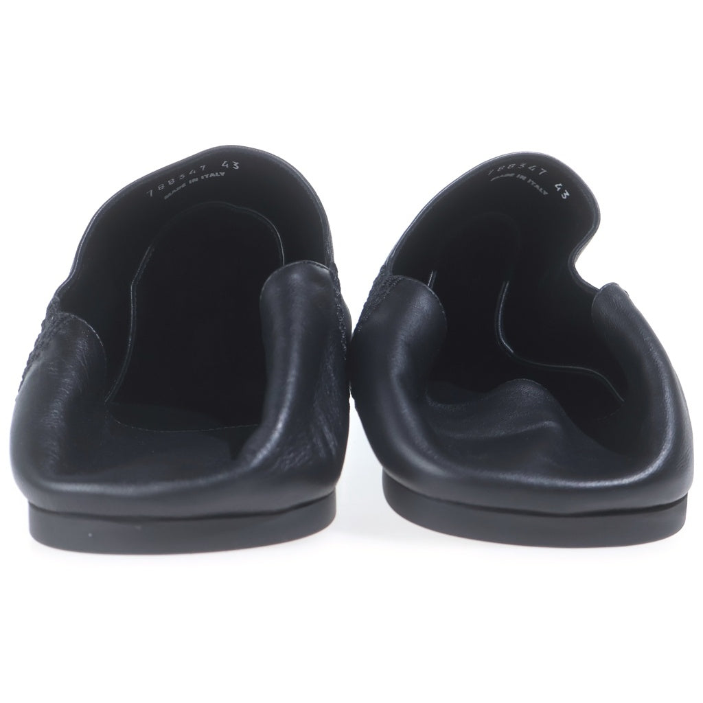 BALENCIAGA(バレンシアガ) FLAT MULE SMOOTH LAMBSKIN フラット ミュール スムース ラムスキン ブラック 788347