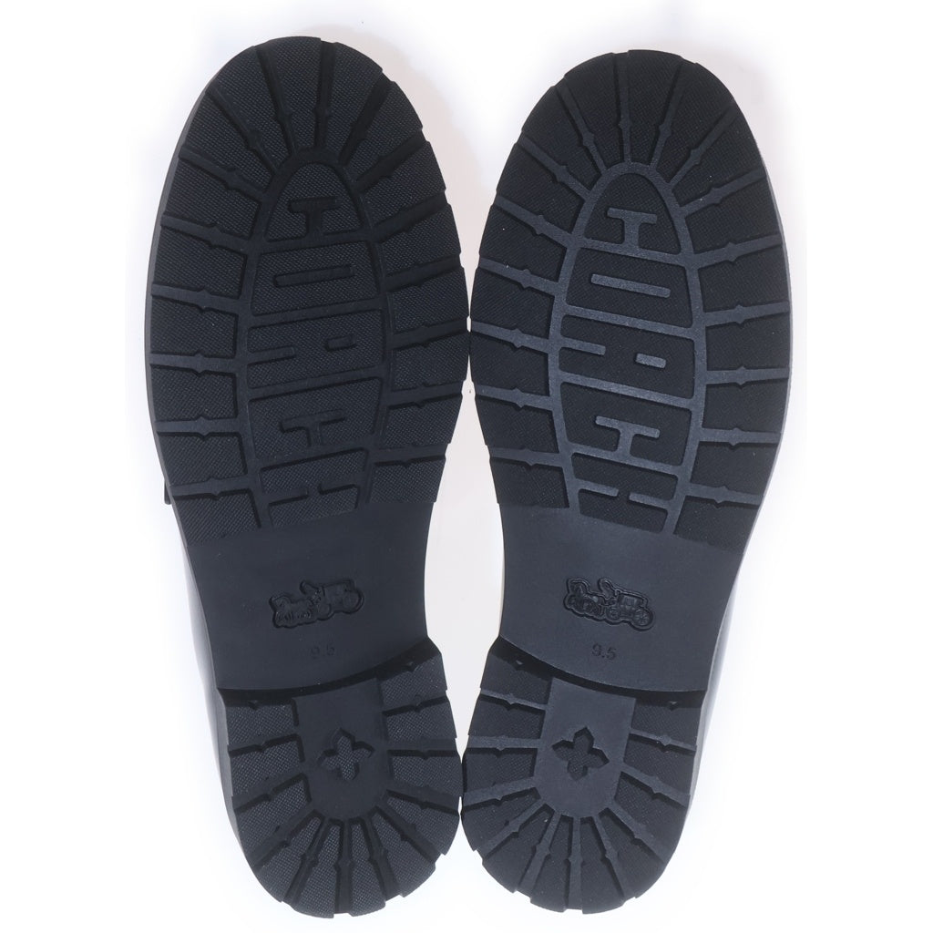COACH(コーチ) REAGAN PENNY LOAFER レーガン ペニー ロゴ刻印 ローファー ブラック US9.5/26.5cm CAP31