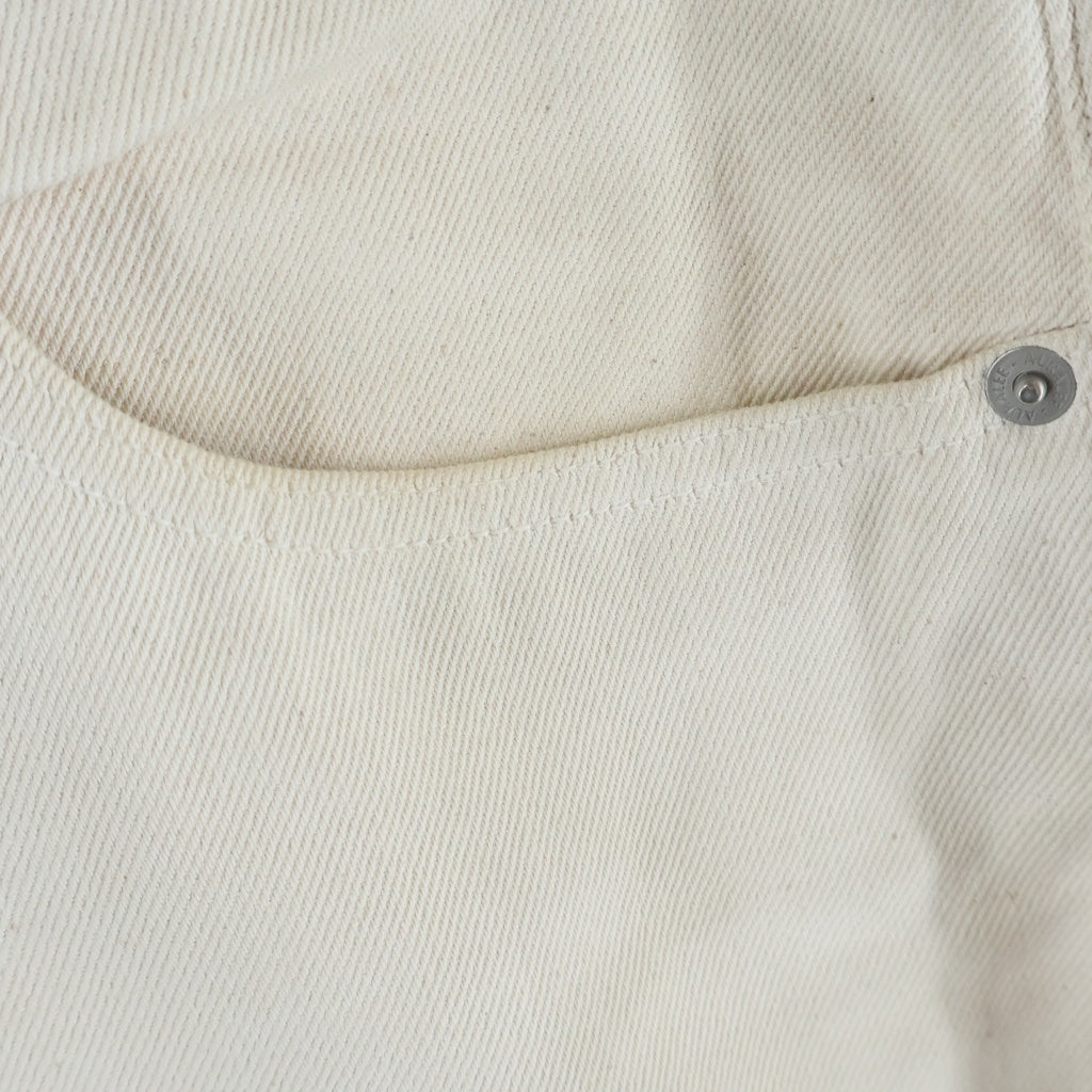 AURALEE(オーラリー) 20SS HARD TWIST DENIM 5P PANTS ハードツイスト コットンデニム 5ポケット ワークパンツ ホワイト A20SP02DM