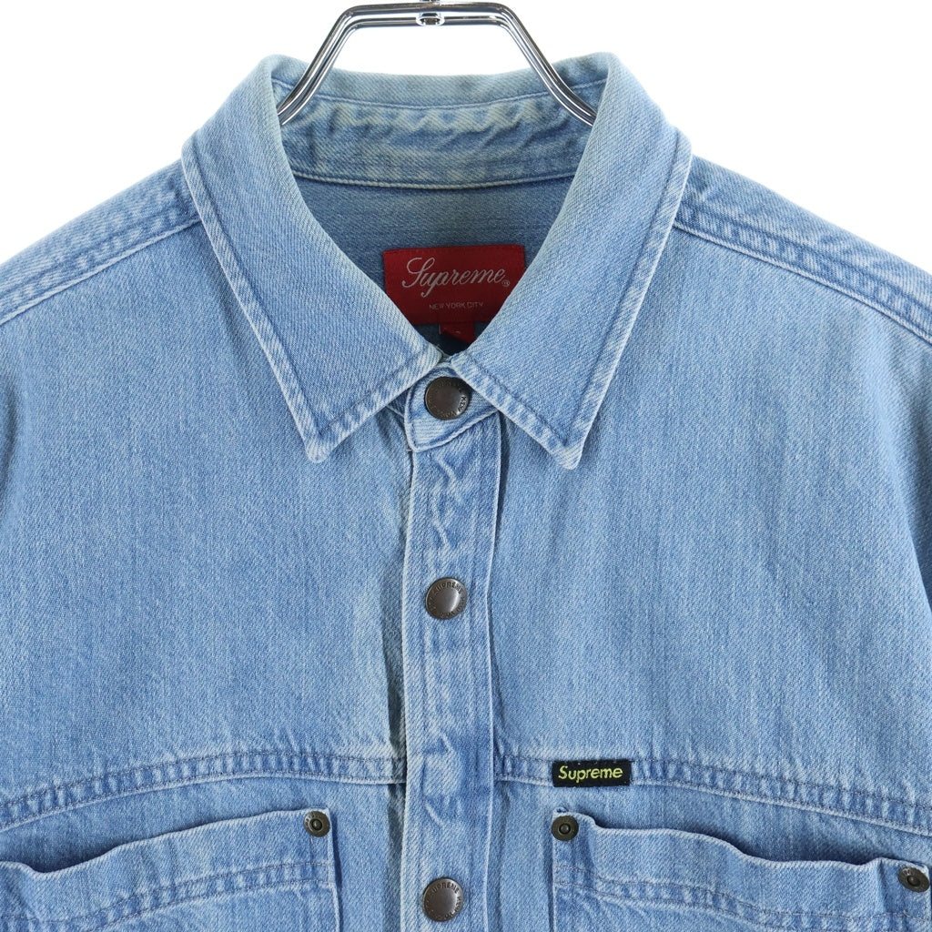 SUPREME(シュプリーム) 22AW Snap Work Shirt Denim スナップデニムワークシャツ ライトインディゴ