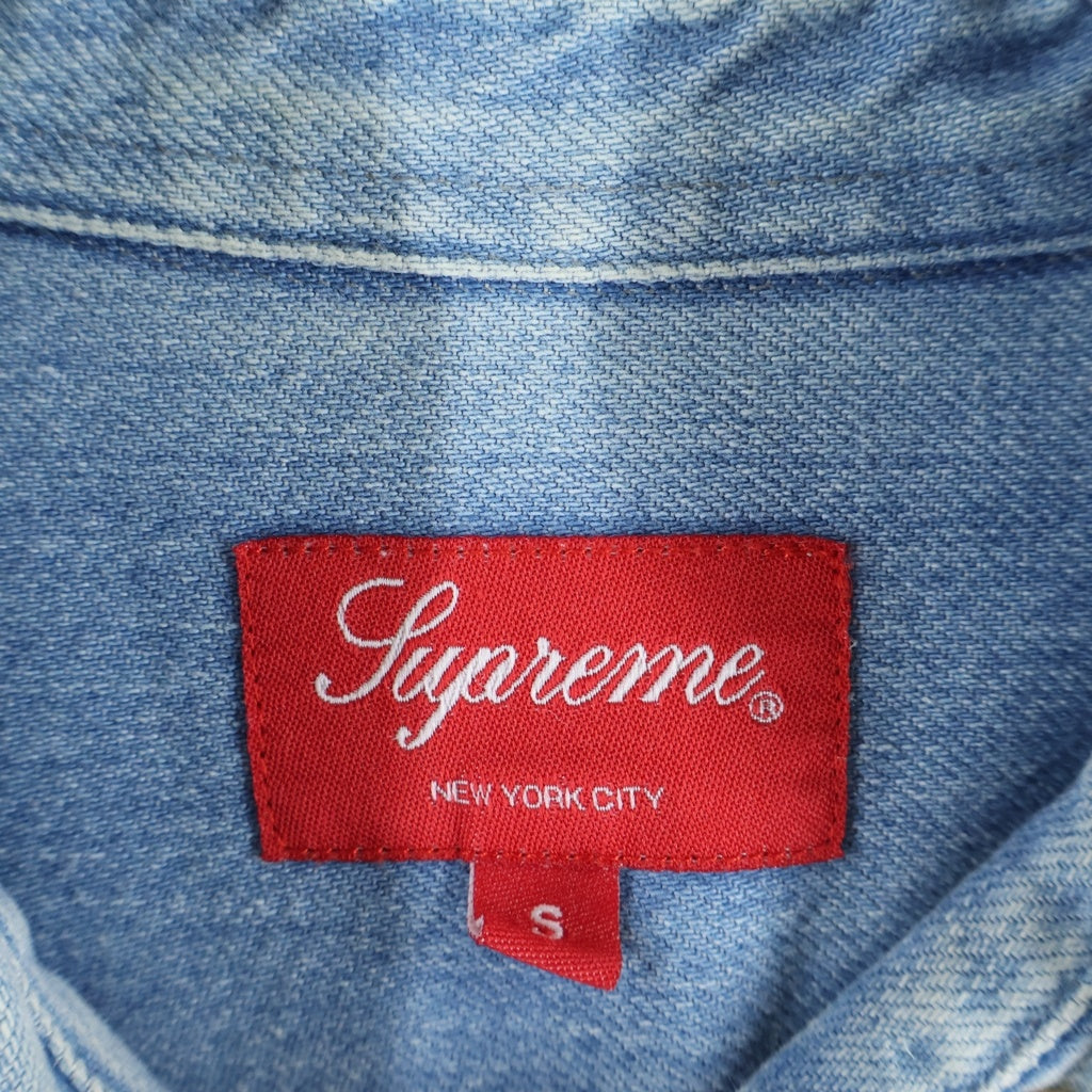 SUPREME(シュプリーム) 22AW Snap Work Shirt Denim スナップデニムワークシャツ ライトインディゴ
