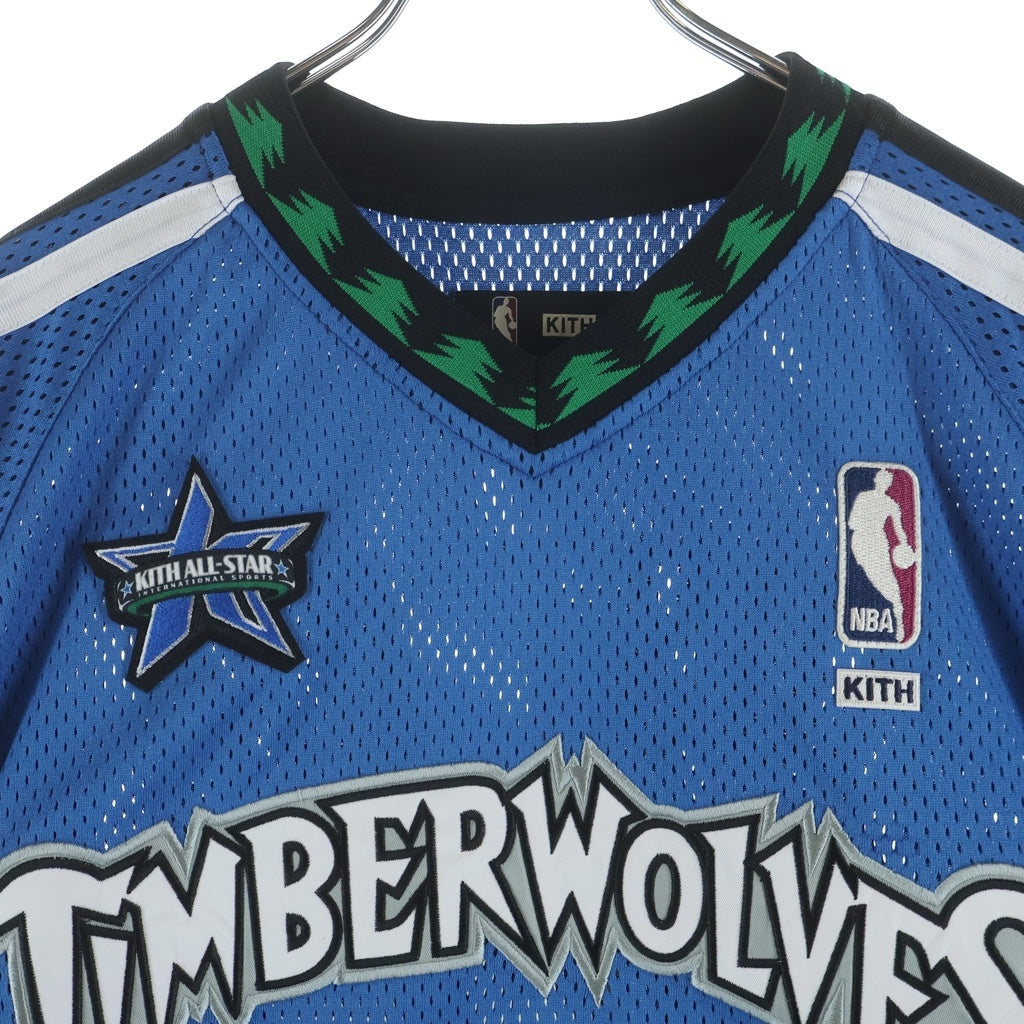 KITH(キス) 26SS NBA All-Star Minnesota Timberwolves Leon Jersey ミネソタ ティンバーウルブズ レオンジャージー Tシャツ