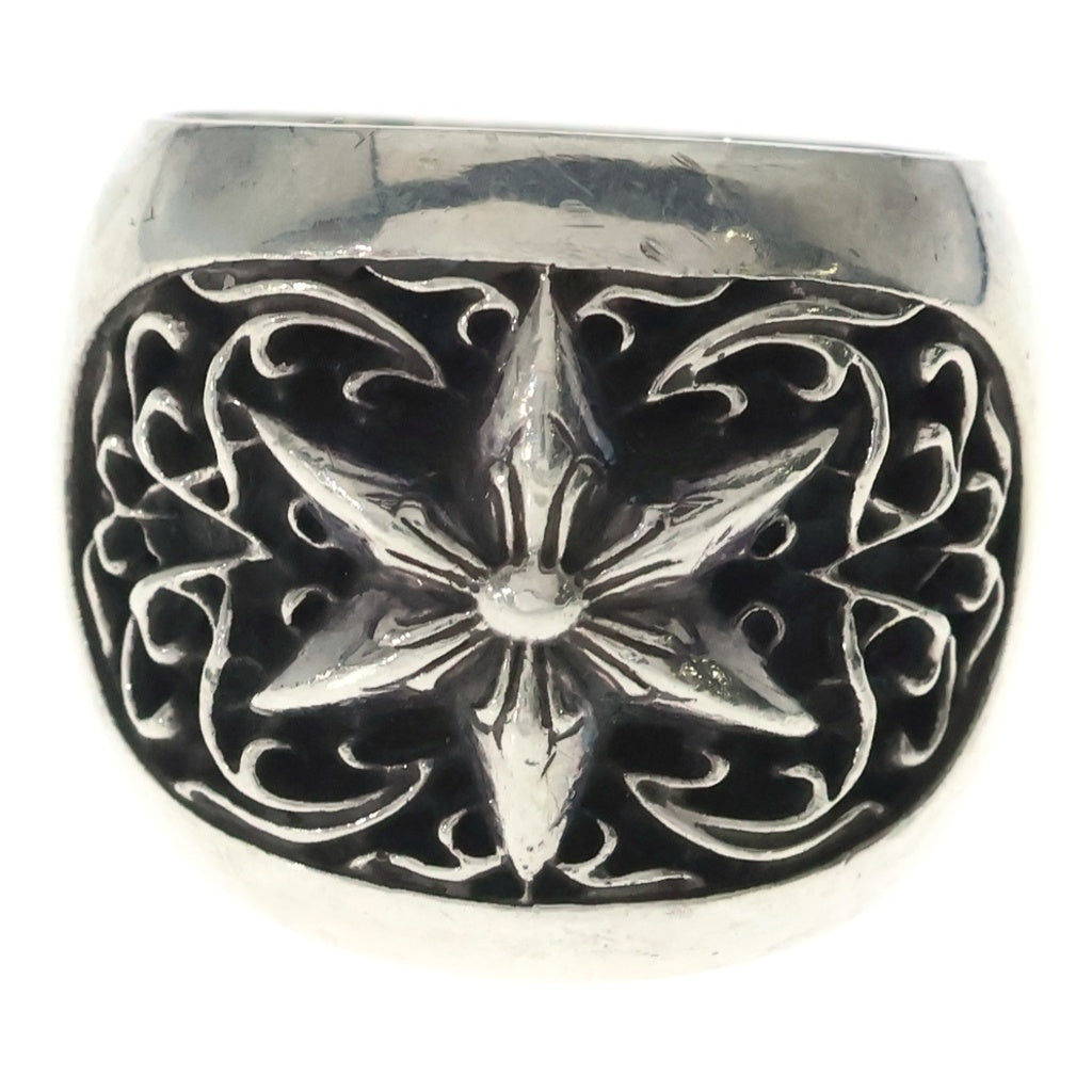 CHROME HEARTS(クロムハーツ) CLSSC OVAL STAR クラシックオーバルスター リング シルバー BCA341