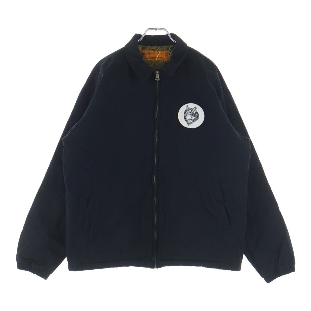 CHALLENGER(チャレンジャー) 21AW TECHNICAL CHALLENGER JACKET テクニカルチャレンジャー 裏地ペイズリー柄 ジップアップジャケット ブラック CLG-JK 021-008
