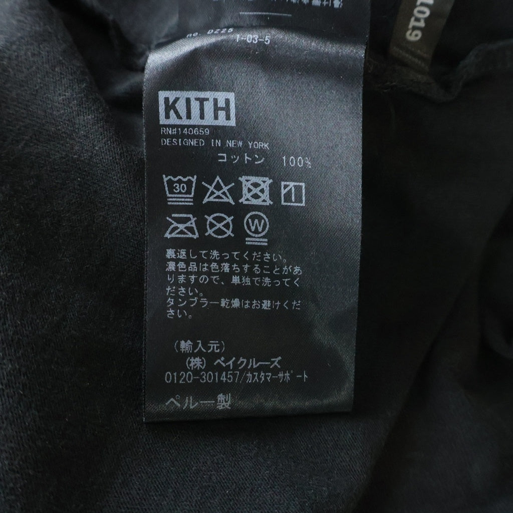 KITH(キス) 23SS ×STAR WARS EMPEROR VINTAGE TEE スターウォーズ エンペラー ヴィンテージ クルーネック半袖Tシャツ カットソー ブラック KHM031019