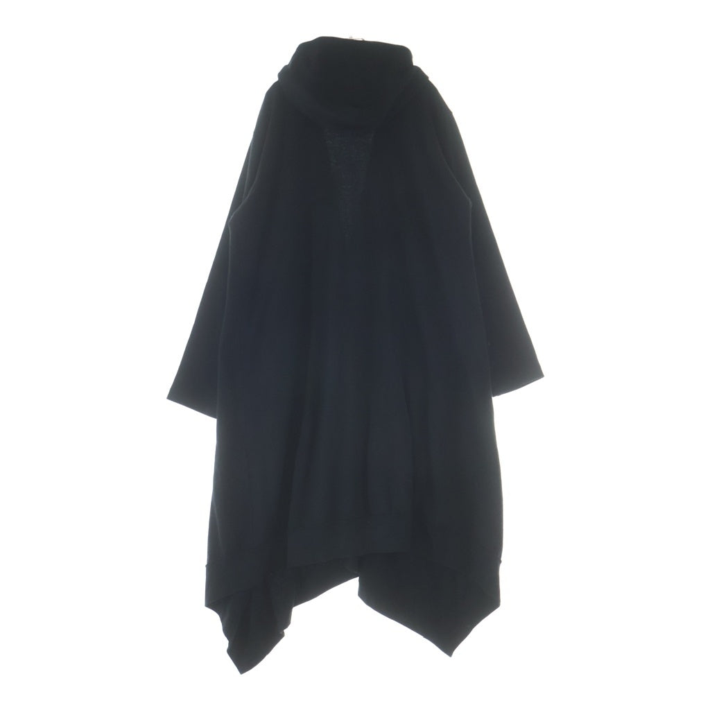 Ground Y(グラウンドワイ) 20SS DRAPE HOOD CARDIGAN ドレープフードカーディガン ブラック GN-D06-005 GN-D06-005