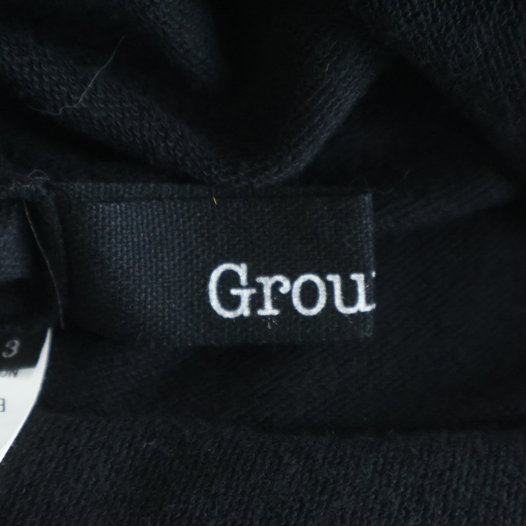 Ground Y(グラウンドワイ) 20SS DRAPE HOOD CARDIGAN ドレープフードカーディガン ブラック GN-D06-005 GN-D06-005