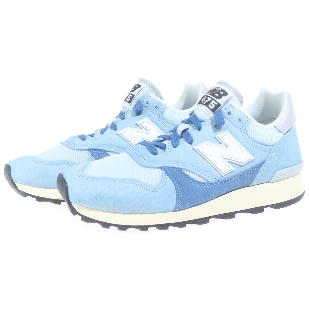 New Balance(ニューバランス) M475VTG スエード メッシュ ローカットスニーカー ブルー US8.5/26.5cm