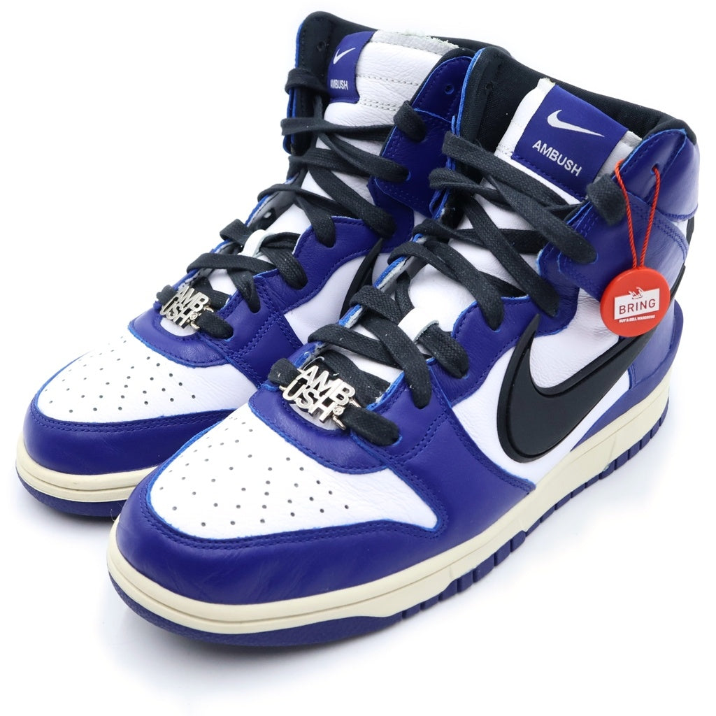 NIKE(ナイキ) ×AMBUSH DUNK HIGH DEEP ROYAL アンブッシュ ダンク ハイカットスニーカー ブルー/ホワイト US10/28.0cm CU7544-400