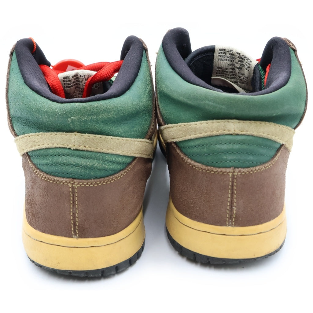 NIKE SB(ナイキエスビー) 【観賞用2011年製】 DUNK MID PRO PATAGONIA ダンク プロ パタゴニア ミッドカットスニーカー グリーン/ブラウン US10/28cm 314383-302