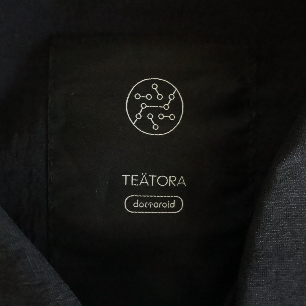 TEATORA(テアトラ) 26SS CARTRIDGE SHIRT S/S DOCTOROID カートリッジ ドクトロイド ナイロン 半袖シャツ ブラック TT-CG-SHT-SS-DR