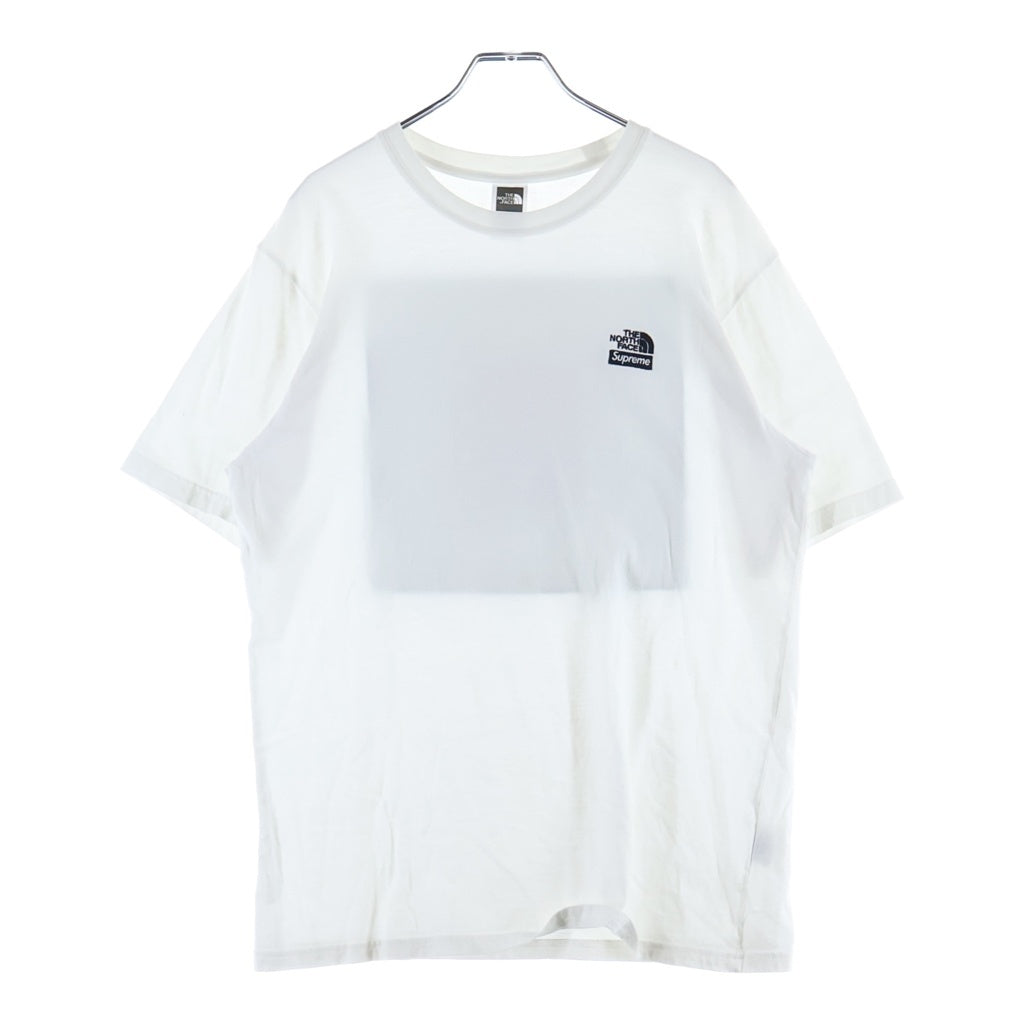 SUPREME(シュプリーム) 22SS ×The North Face Trekking Bandana Tee ザノースフェイス トレッキング バンダナ ロゴ エンブロイダリー クルーネック Tシャツ カットソー ホワイト NT022091