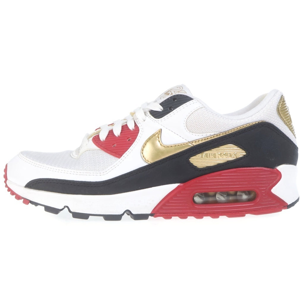 NIKE(ナイキ) AIR MAX 90 CHINESE NEW YEAR エアマックス90チャイニーズニューイヤー 2020 ローカットスニーカー US10/28cm ホワイト/ブラック/ゴールド CU3005-171