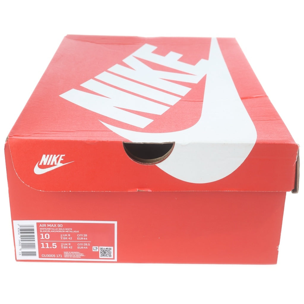 NIKE(ナイキ) AIR MAX 90 CHINESE NEW YEAR エアマックス90チャイニーズニューイヤー 2020 ローカットスニーカー US10/28cm ホワイト/ブラック/ゴールド CU3005-171