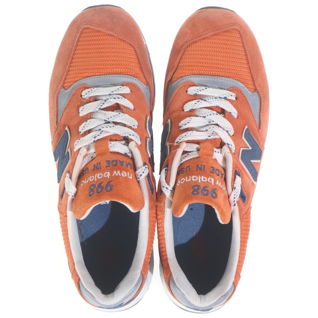 New Balance(ニューバランス) M998CTL スウェード ローカットスニーカー スニーカー オレンジ US10/28cm
