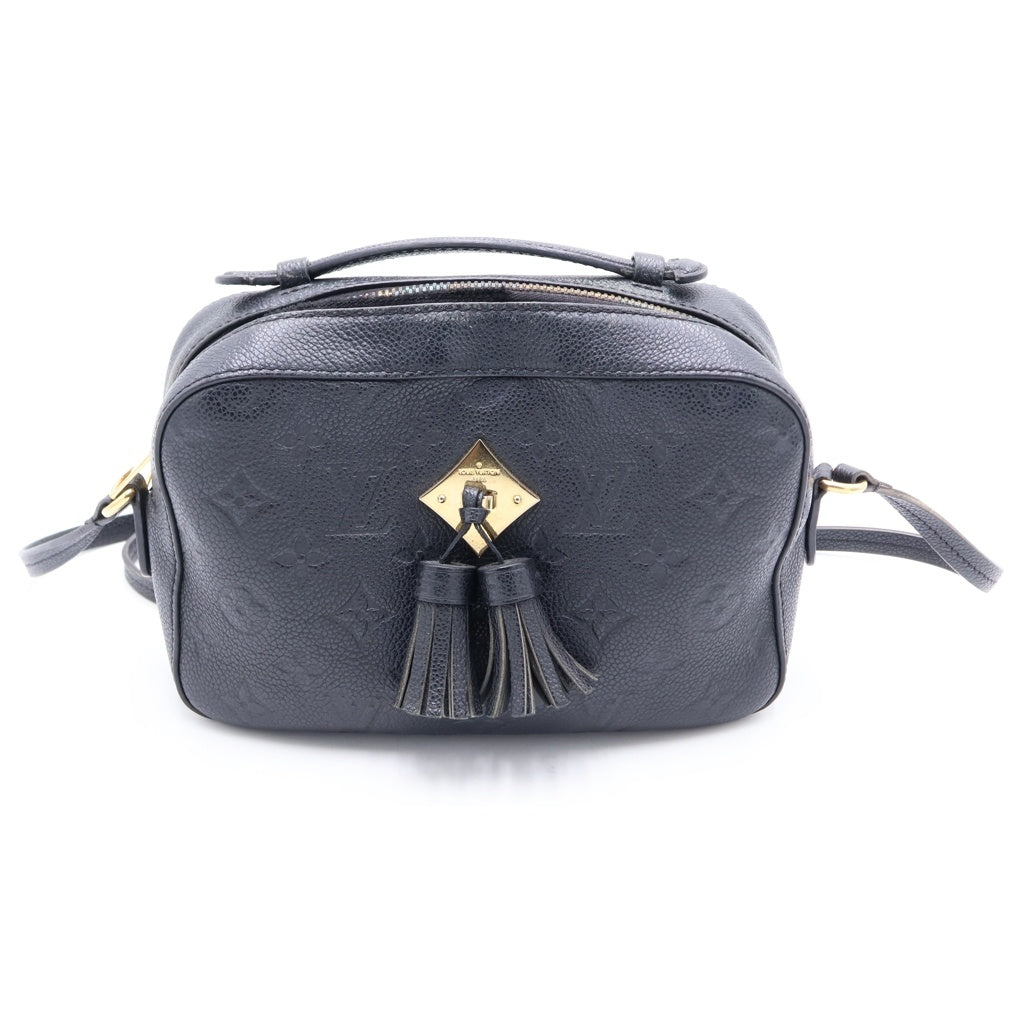 LOUIS VUITTON(ルイヴィトン) モノグラム アンプラント サントンジュ レザー2WAY ハンドバッグ ショルダーバッグ ブラック M44593 CA0220 レディース