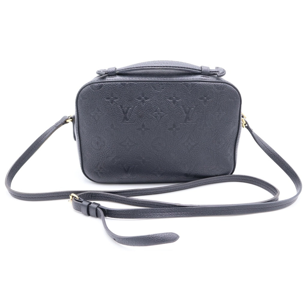 LOUIS VUITTON(ルイヴィトン) モノグラム アンプラント サントンジュ レザー2WAY ハンドバッグ ショルダーバッグ ブラック M44593 CA0220 レディース