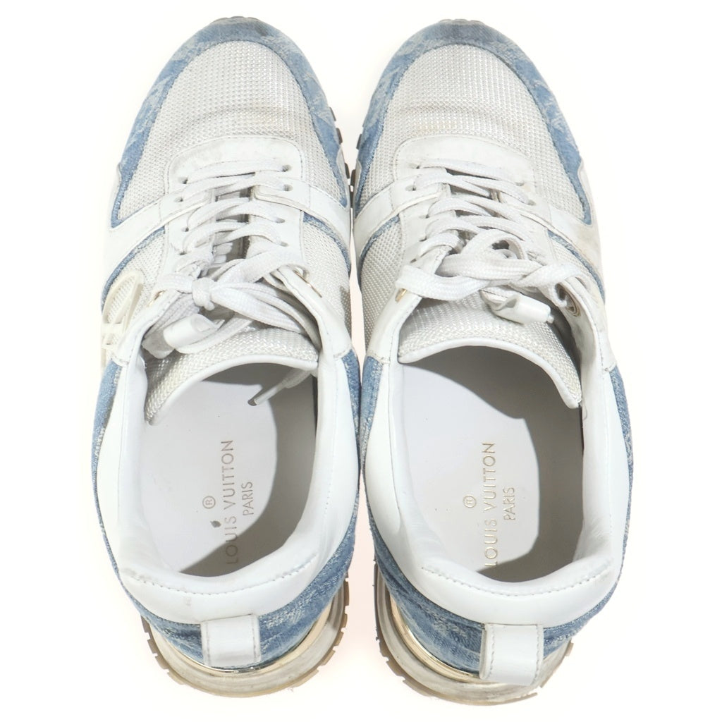 LOUIS VUITTON(ルイヴィトン) RUNAWAY LINE モノグラムデニム ランアウェイライン ローカットスニーカー ホワイト レディース 1A4WP1 NV0179