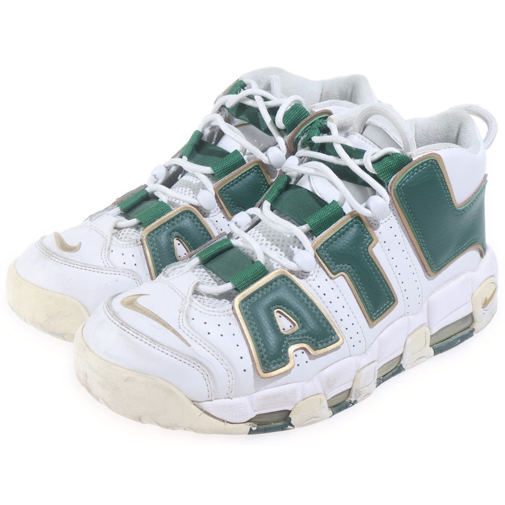 NIKE(ナイキ) AIR MORE UPTEMPO QS ATLANTA エア モア アップテンポ アトランタ ハイカットスニーカー グリーン/ホワイト US9/27cm AJ3139-100