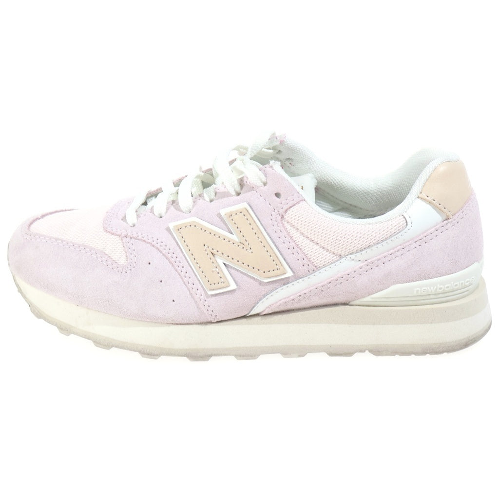 New Balance(ニューバランス) WL996TF2 スウェード切り替え ローカットスニーカー レディース ピンク US7/24cm