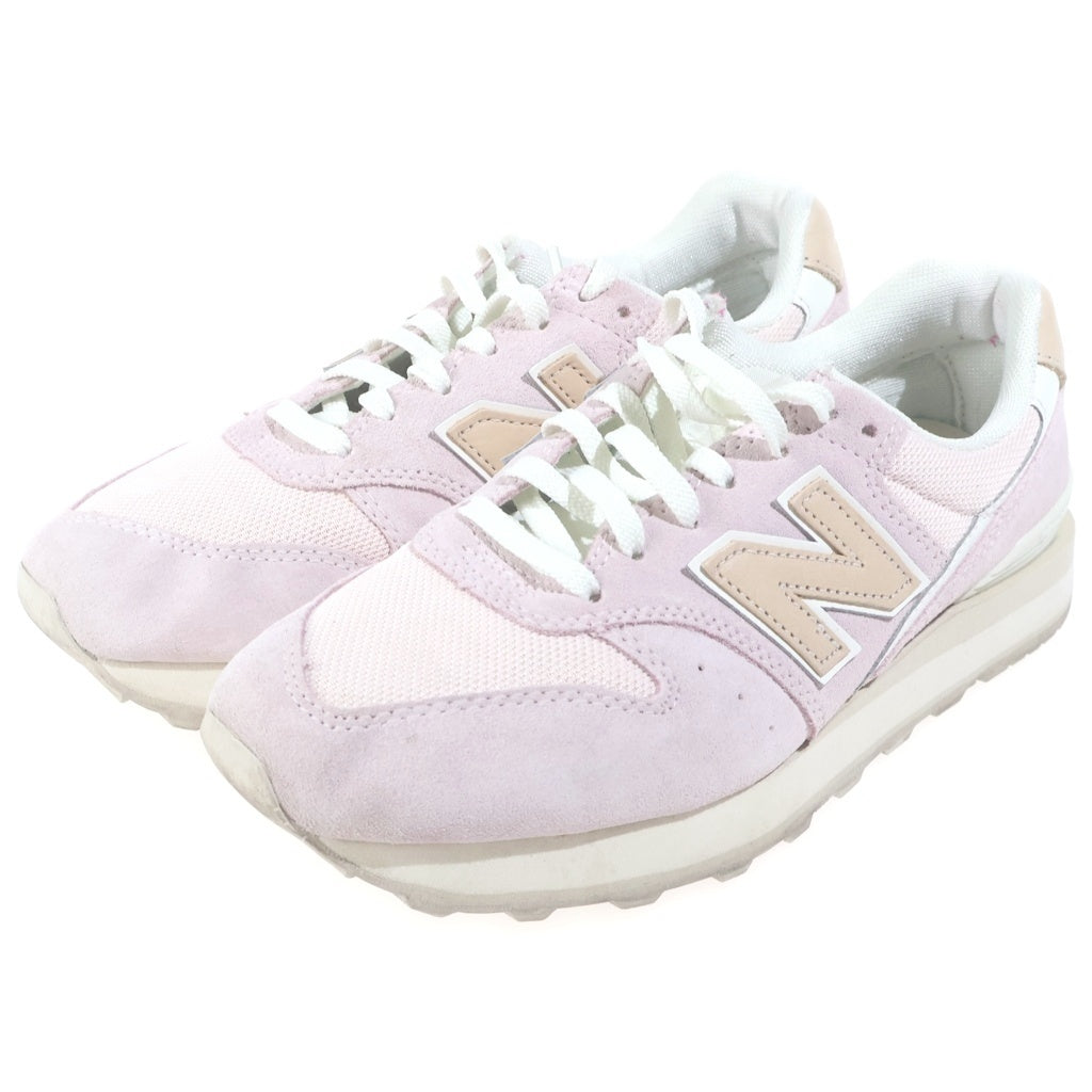 New Balance(ニューバランス) WL996TF2 スウェード切り替え ローカットスニーカー レディース ピンク US7/24cm