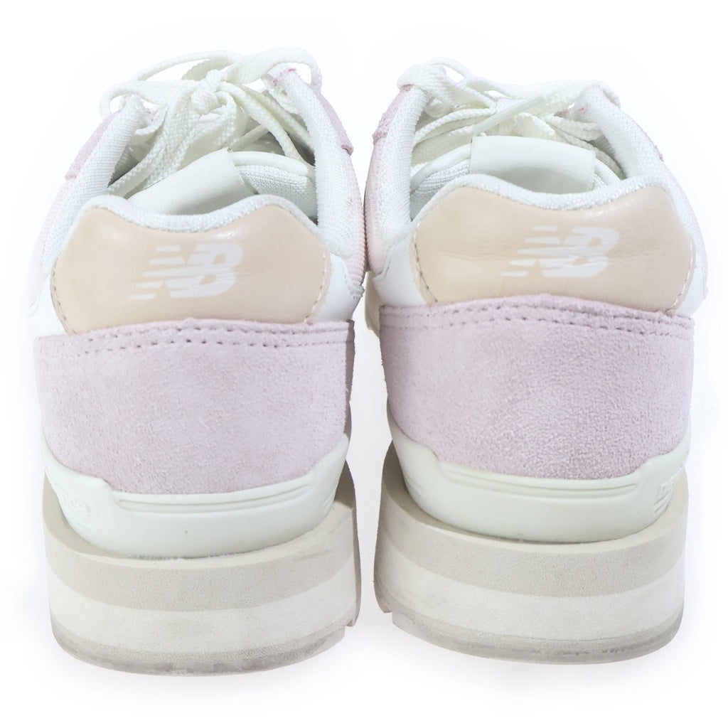 New Balance(ニューバランス) WL996TF2 スウェード切り替え ローカットスニーカー レディース ピンク US7/24cm
