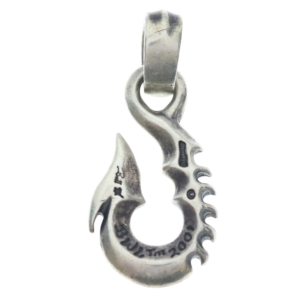 Bill Wall Leather/BWL(ビルウォールレザー) LARGE FISH HOOK ラージ フィッシュ フック ベイル ペンダントトップ シルバー