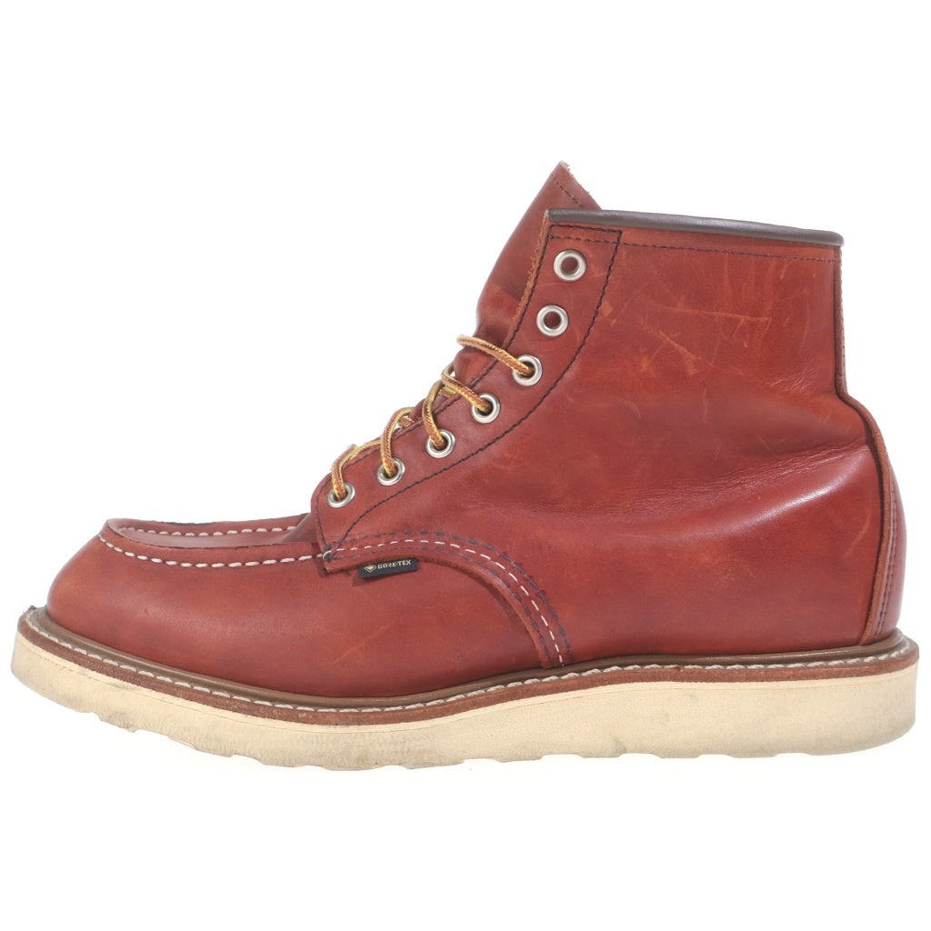 RED WING(レッド ウイング) 6-INCH CLASSIC MOC GORE-TEX 6インチ クラシックモック ゴアテックス レザーショートブーツ レッド US8/26cm 8864