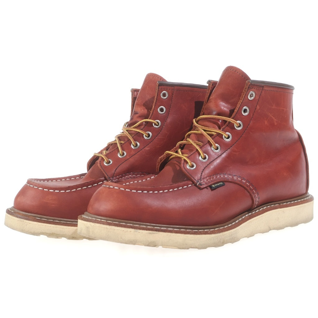 RED WING(レッド ウイング) 6-INCH CLASSIC MOC GORE-TEX 6インチ クラシックモック ゴアテックス レザーショートブーツ レッド US8/26cm 8864