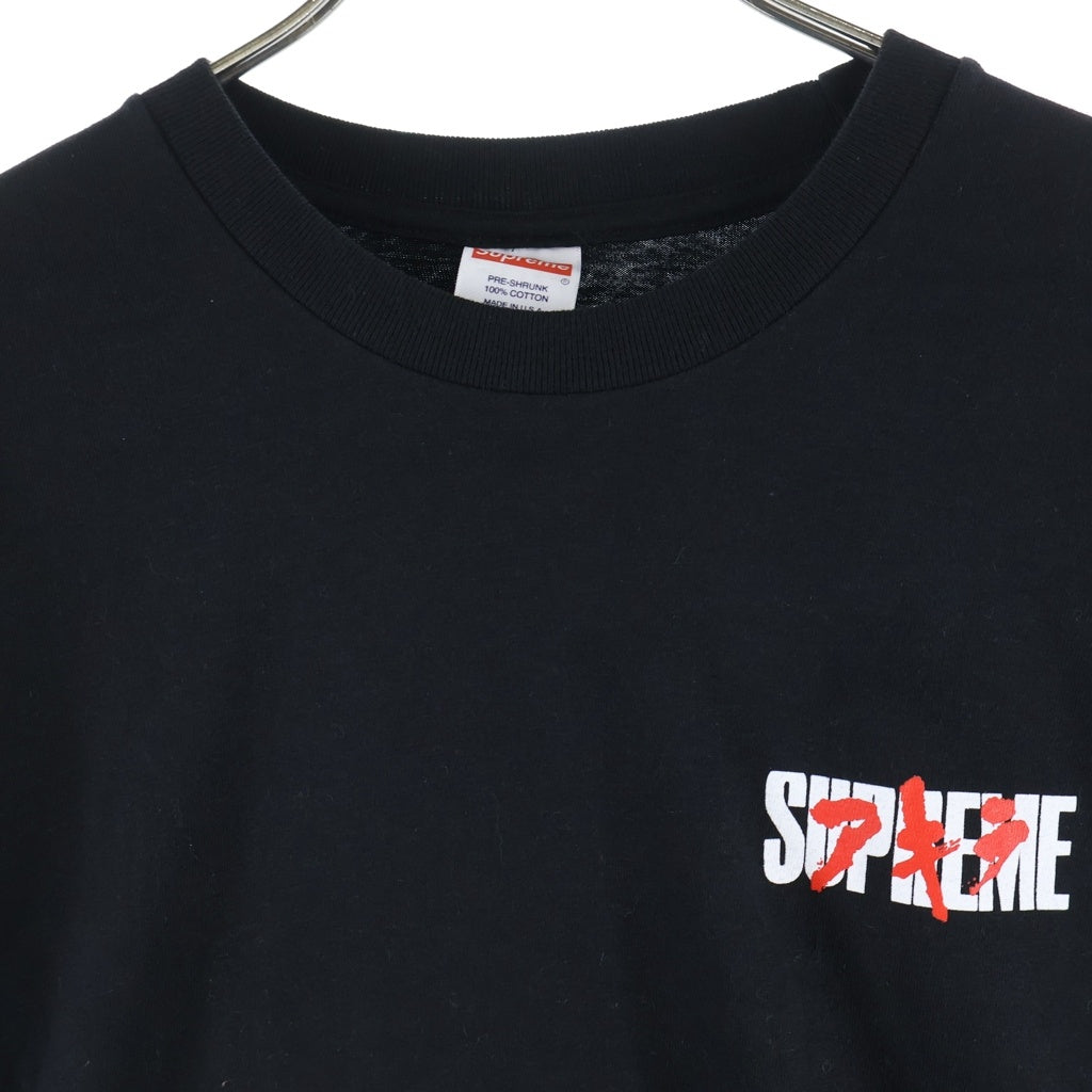 SUPREME(シュプリーム) 17AW ×AKIRA Neo-Tokyo L/S Tee アキラ ネオ東京 両面プリント クルーネック長袖シャツ カットソー ブラック
