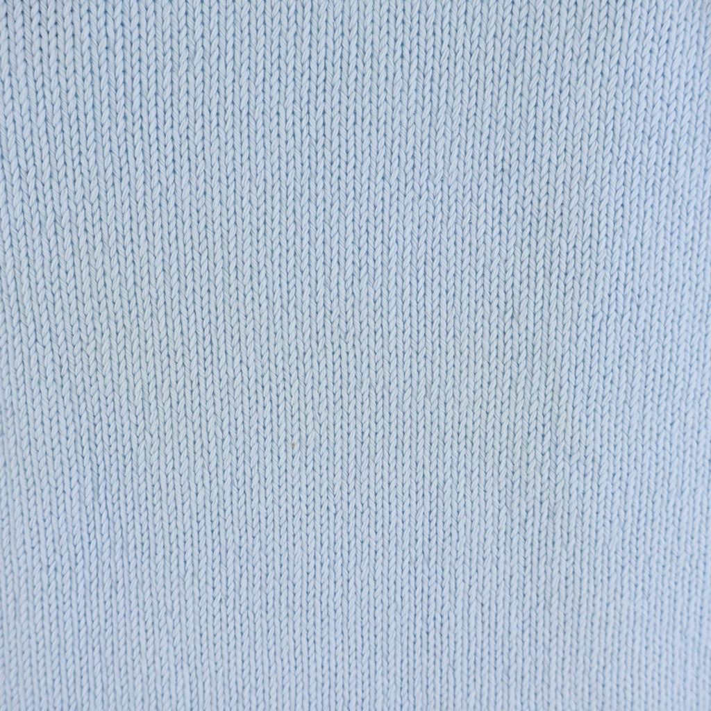 JIL SANDER(ジルサンダー) 22SS SHORT SLEEVE COTTON KNIT POLO SHIRT ショートスリーブ コットンニット ポロシャツ パステルブルー/ブラウン JSMU752014
