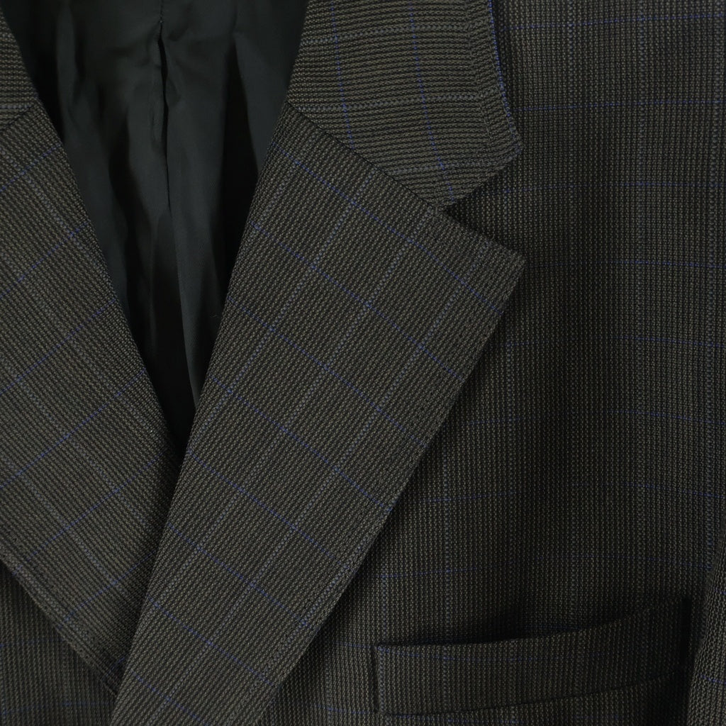 Acne Studios(アクネ ストゥディオズ) Wチェック ダブルブレスト テーラードジャケット ブラウン FN-MN-SUIT000090
