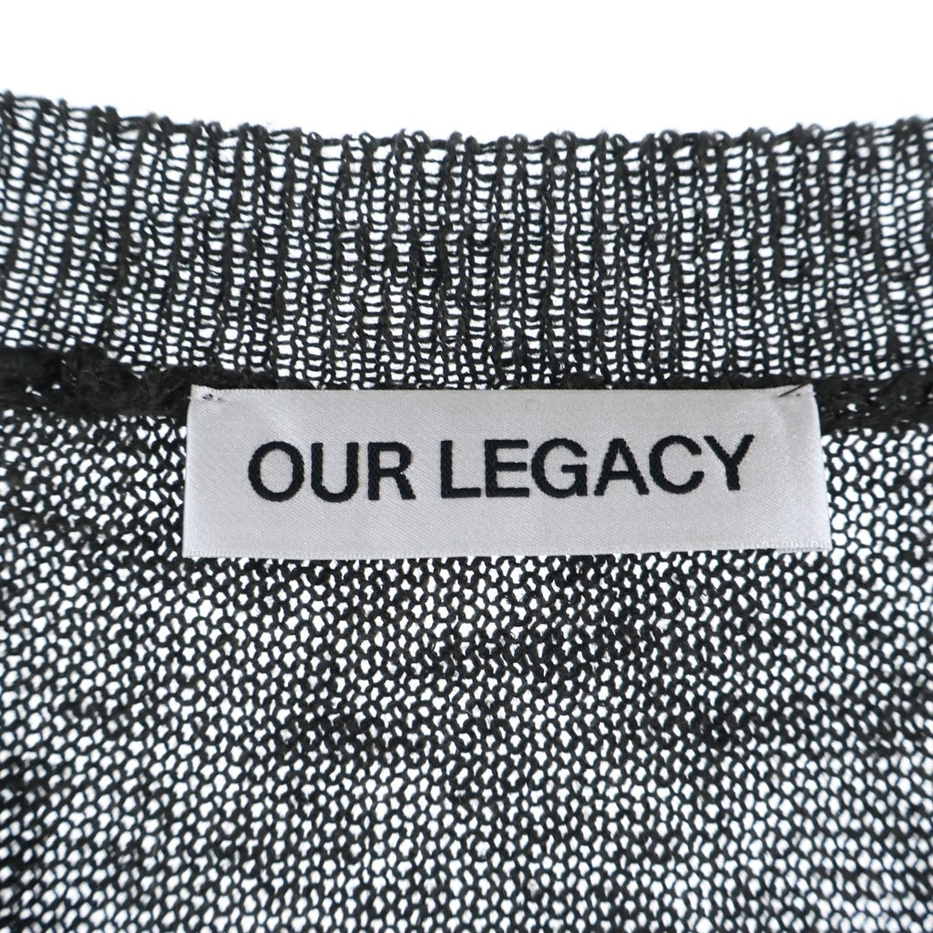 OUR LEGACY(アワーレガシー) 25SS RUE V-NECK ラグランスリーブ Vネック ニット セーター グリーン M2253RNG