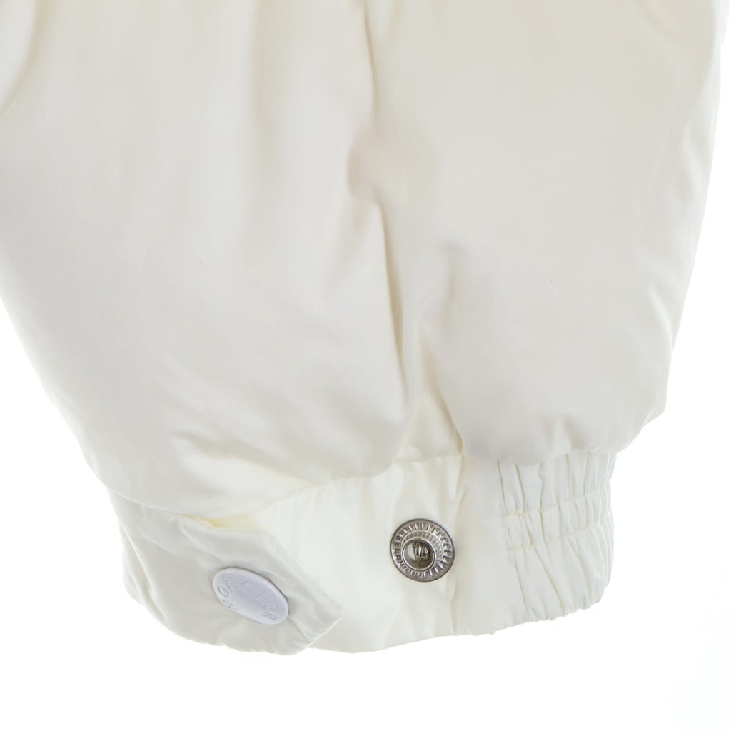 MONCLER(モンクレール) 21AW SALZMAN サルズマン フーデッドロゴ ダウンジャケット ホワイト G20911A00009 53048