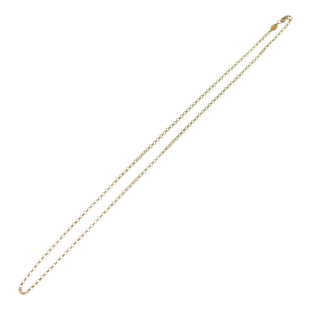 CHROME HEARTS(クロムハーツ) 22K NECKCHAIN R20 ロールチェーンネックレス 20inch ゴールド BCA011
