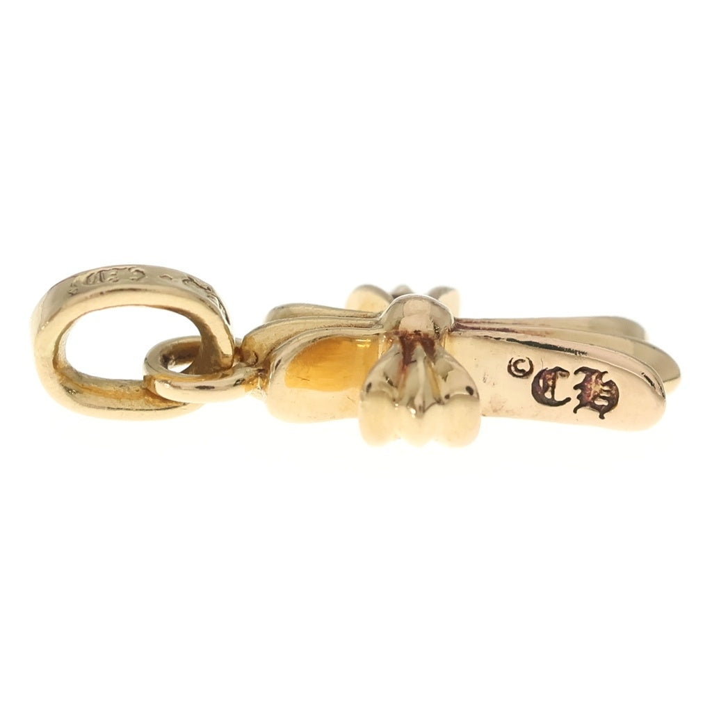 CHROME HEARTS(クロムハーツ) 22K CRS BBYFAT P/DIA ベイビーファットクロス PAVEダイヤ ペンダントトップ ゴールド BCA035