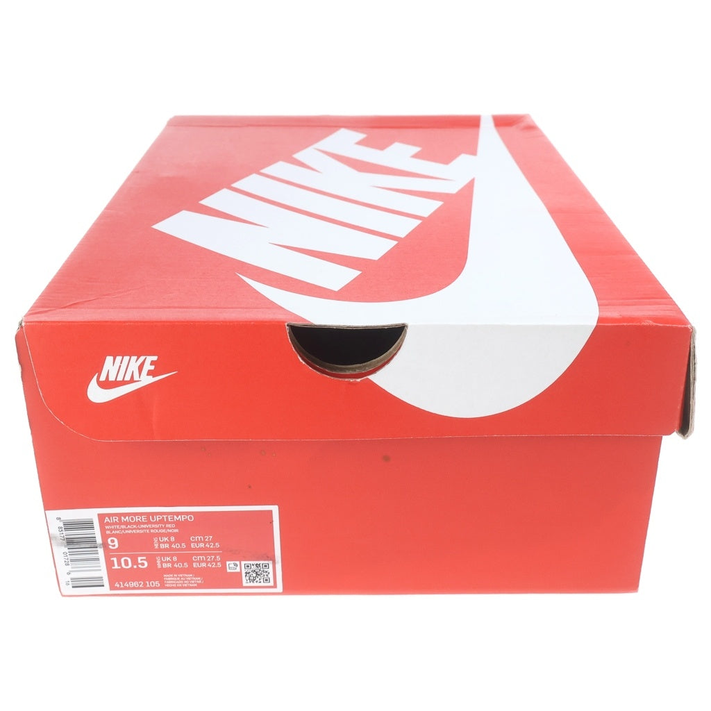 NIKE(ナイキ) AIR MORE UPTEMPO エアモアアップテンポ ハイカットスニーカー ホワイト US9/27cm 414962-105