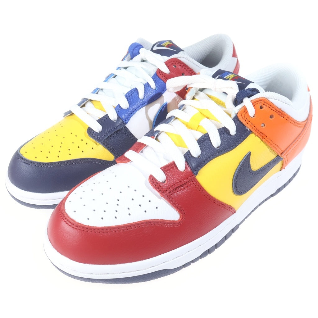 NIKE(ナイキ) DUNK LOW CO.JP WHAT THE MIDNIGHT NAVY AND VARSITY ダンク ワット ザ ローカットスニーカー マルチ US9.5/27.5cm IB2051-400