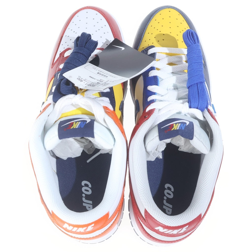 NIKE(ナイキ) DUNK LOW CO.JP WHAT THE MIDNIGHT NAVY AND VARSITY ダンク ワット ザ ローカットスニーカー マルチ US9.5/27.5cm IB2051-400