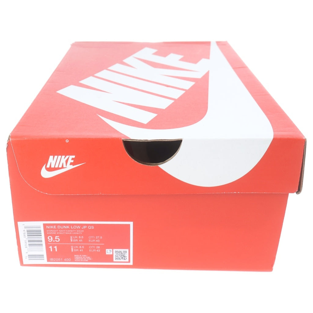 NIKE(ナイキ) DUNK LOW CO.JP WHAT THE MIDNIGHT NAVY AND VARSITY ダンク ワット ザ ローカットスニーカー マルチ US9.5/27.5cm IB2051-400